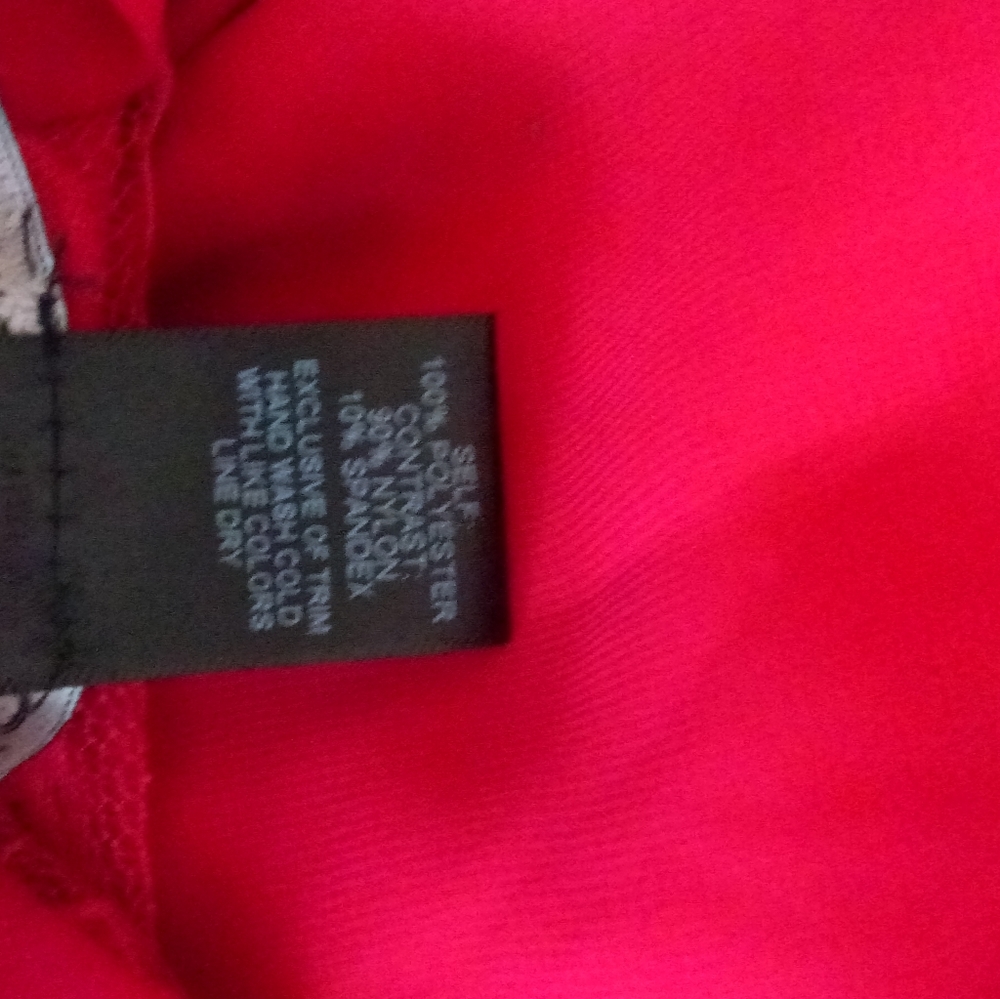 No Strings Attached M Red Blouse Top - image 4